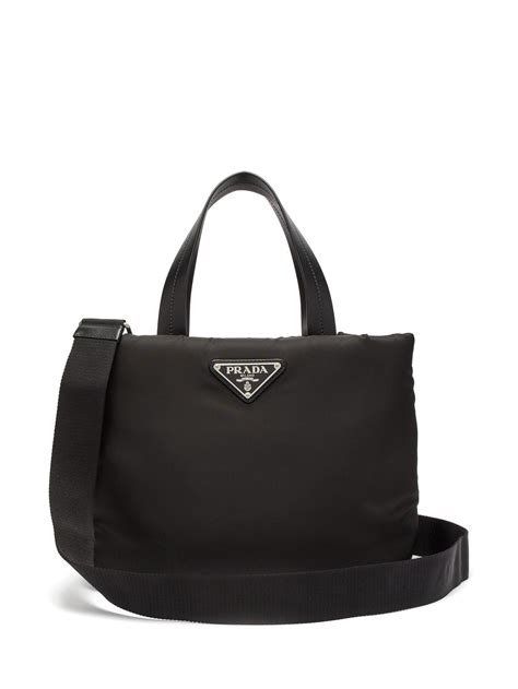 prada nylon tote bag small.